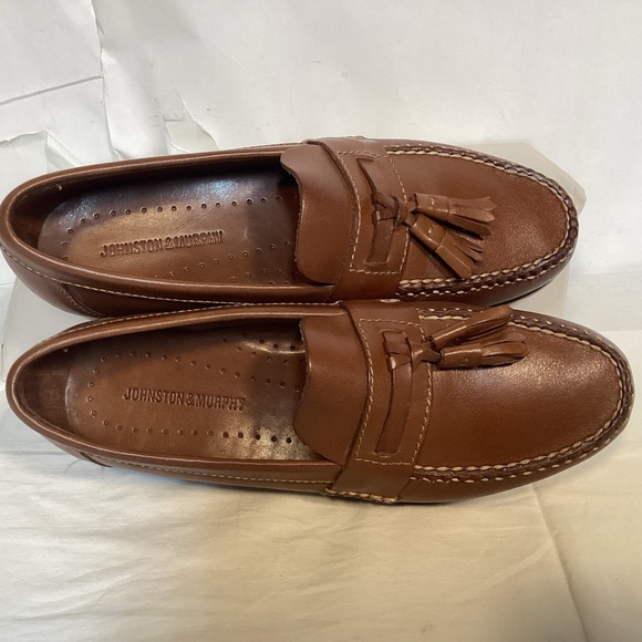 Brown Leather Tassel Loafers By Johnston & Murphy Men’s size 8 1/2 main image 8